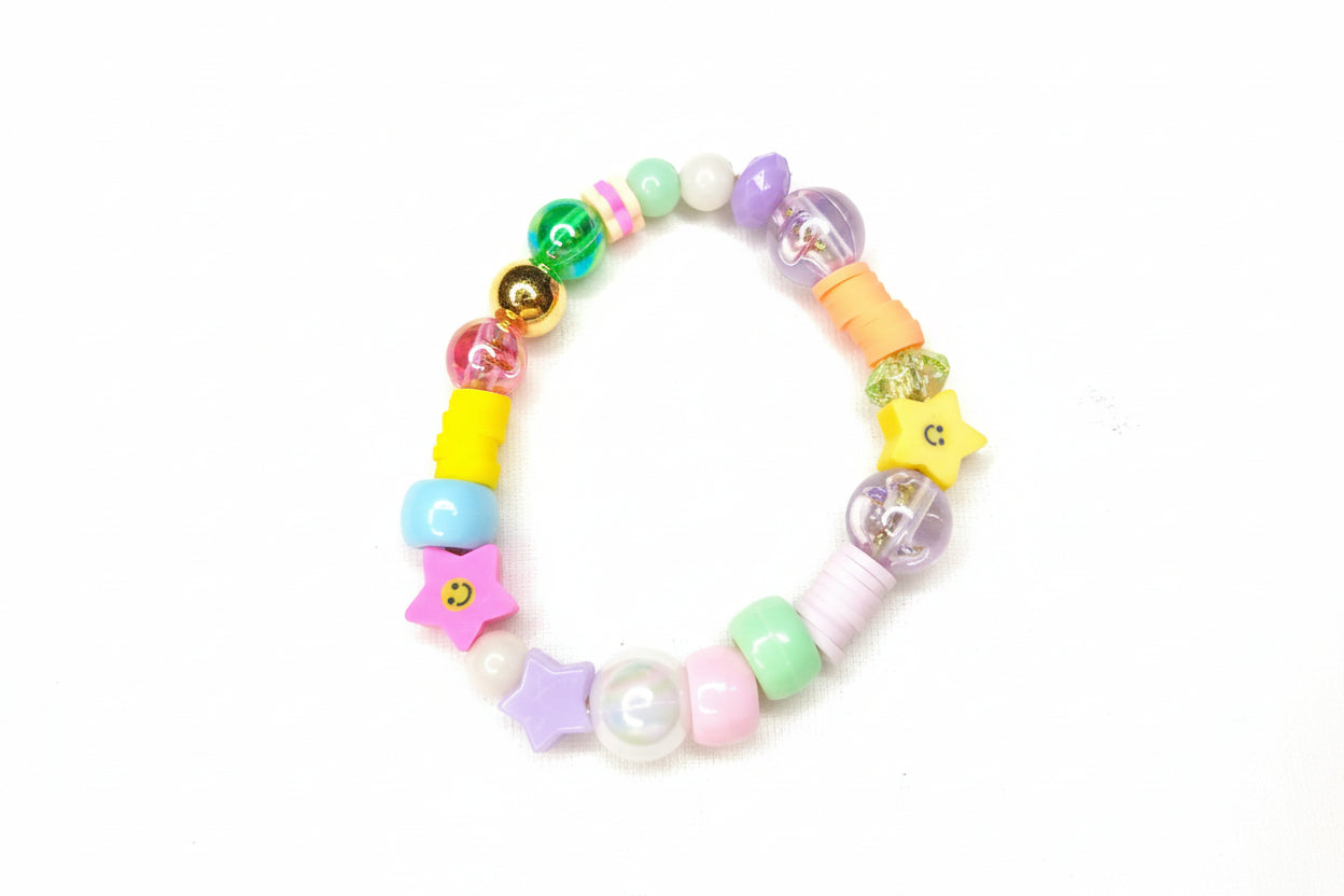 Armbandje met Ster en Bloem