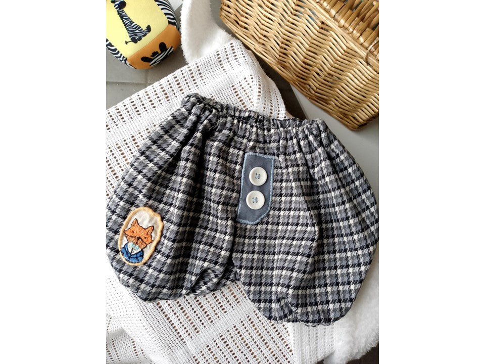 Jongensbroek met vossenprint