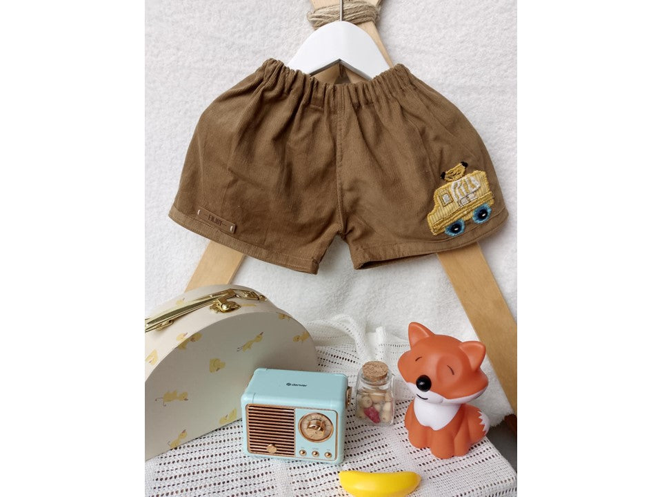 Jongensshorts met bananentruckpatch