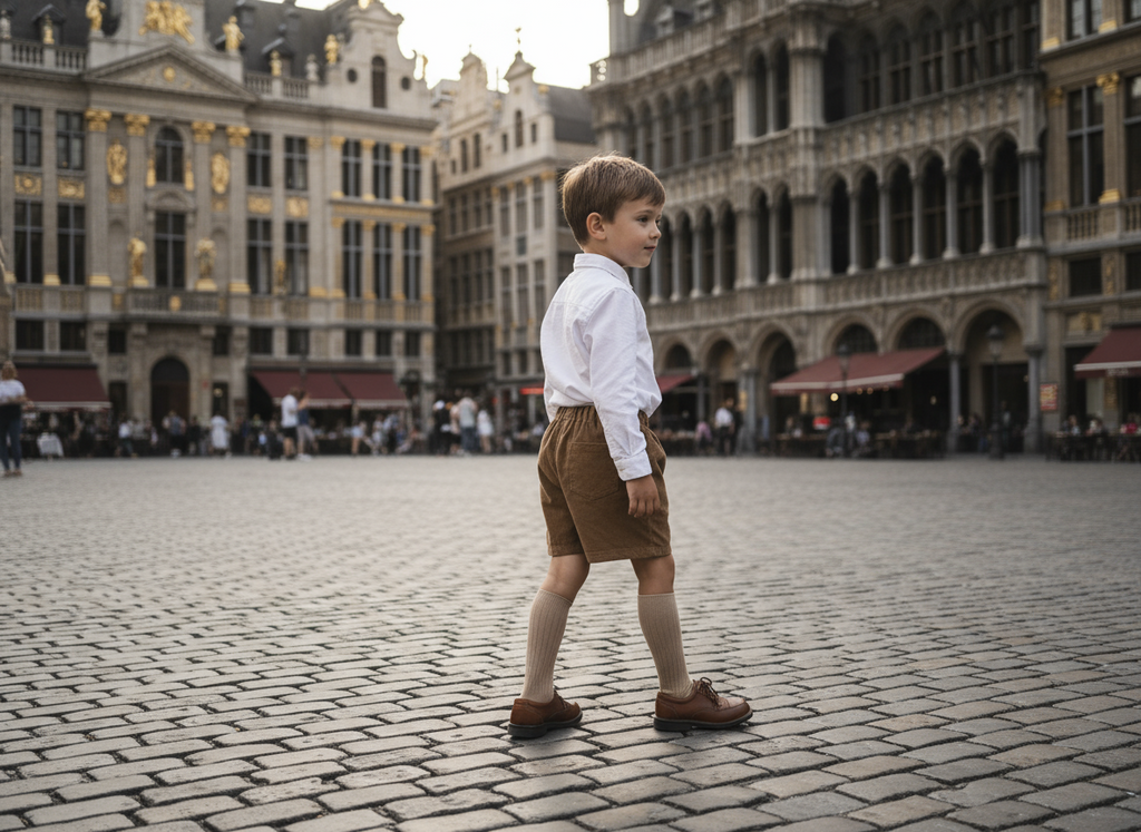 Jongensshorts met bananentruckpatch