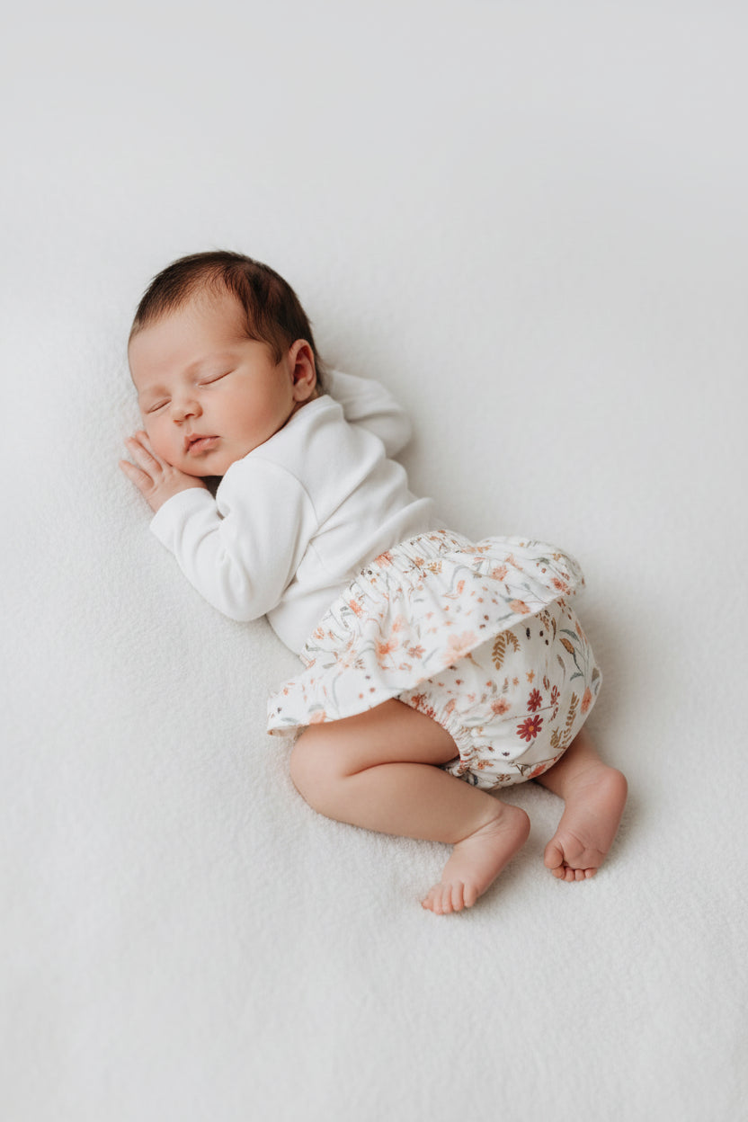 Bloemen Romper Set met T-shirt voor Pasgeborenen