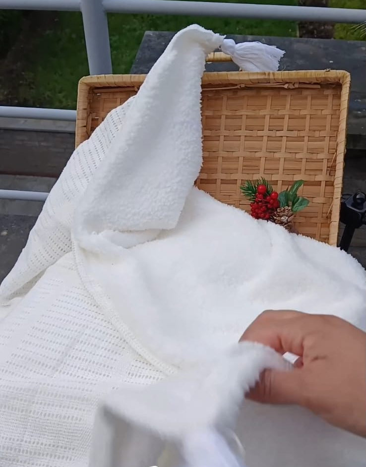 Babydekens van gehaakte stof