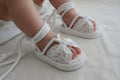 Witte sandalen voor baby's