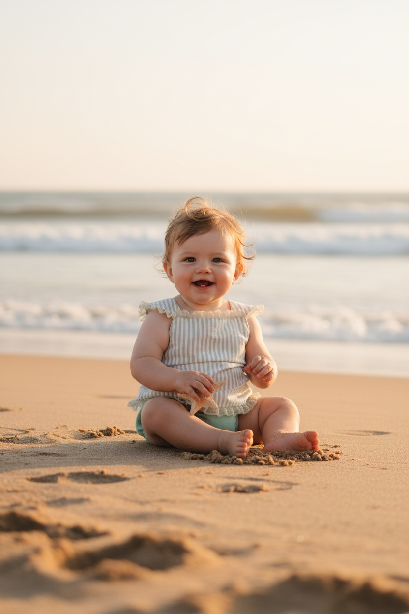Babyset Gestreept Topje & Broekje — 0-6 Maanden