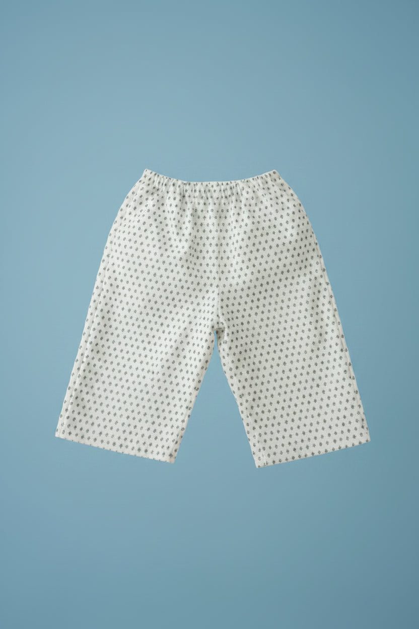 Broek met bloemenprint — jongens 12 jaar