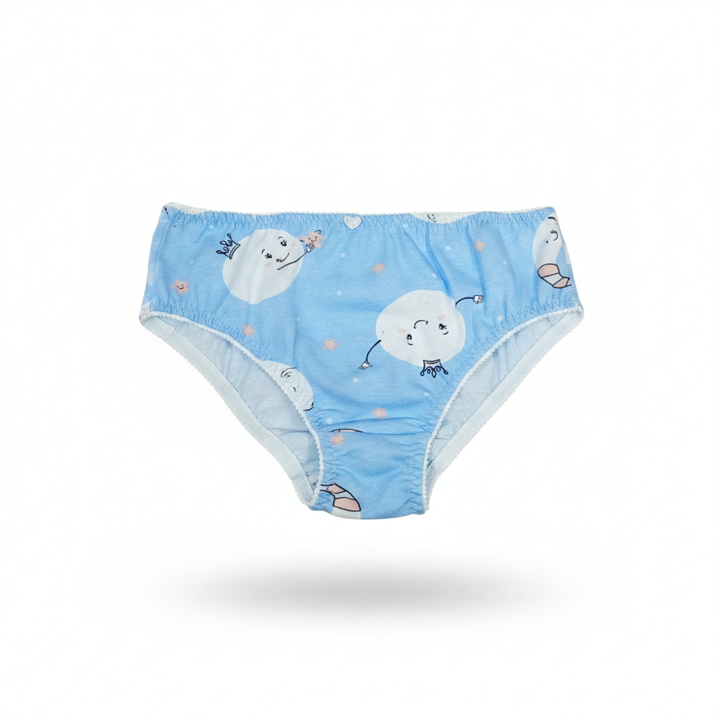 Meisjesonderbroek | Wolkenprint