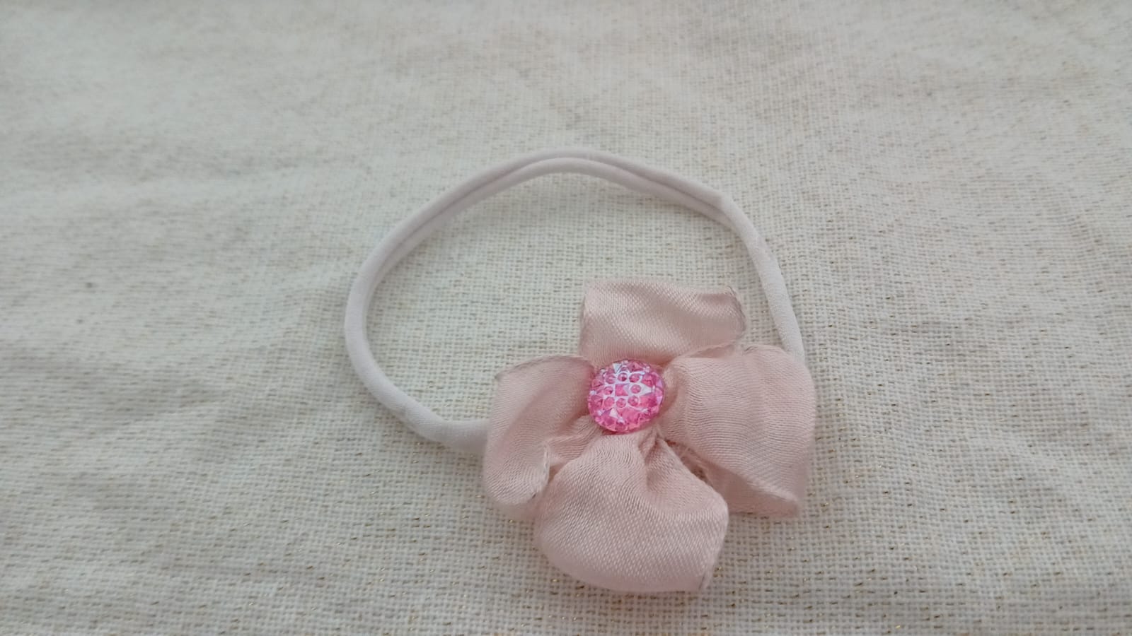 Mädchen-Bandana mit rosa Schleife