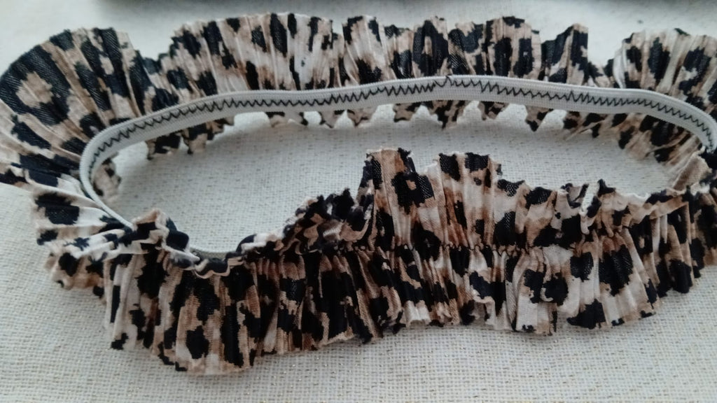 Meisjesbandana met luipaardprint