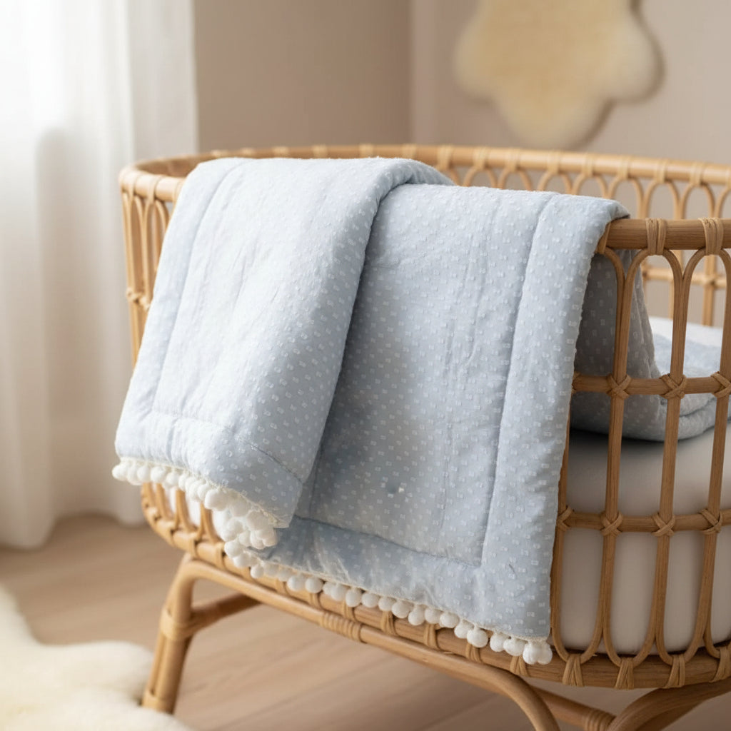 gewatteerde babydekentjes