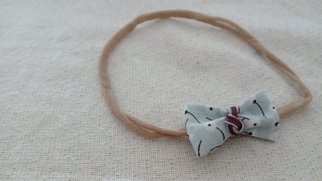 Mintkleurige haarband