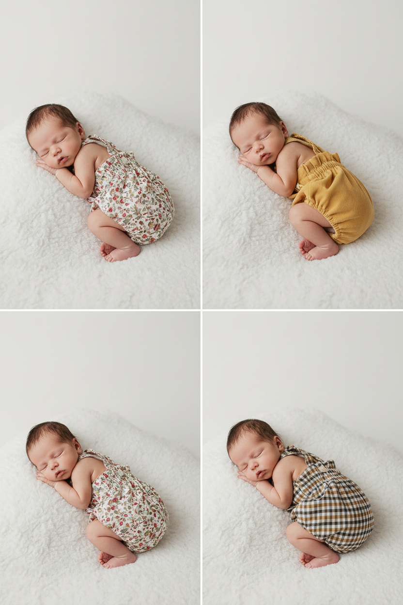 Baby tuinbroekje – Lente-/Zomercollectie