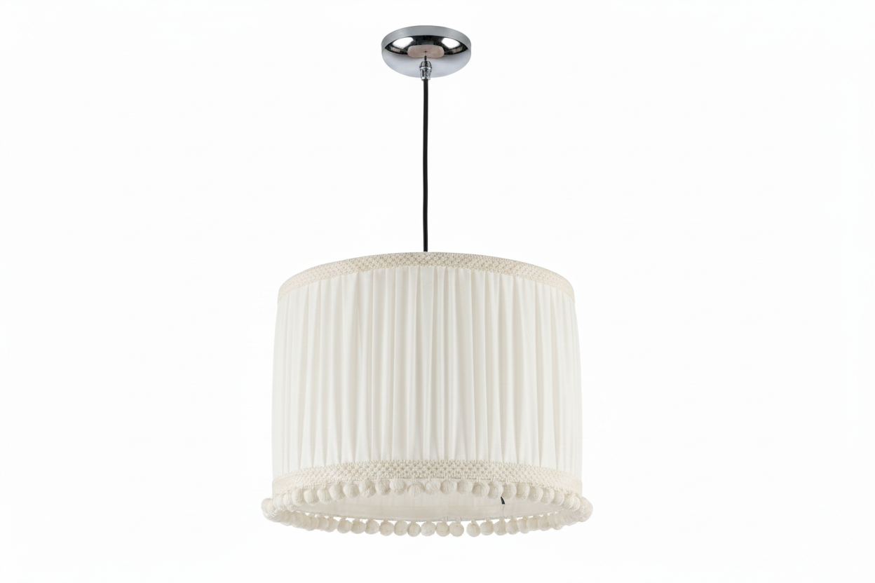 Babykamer hanglamp wit/crème