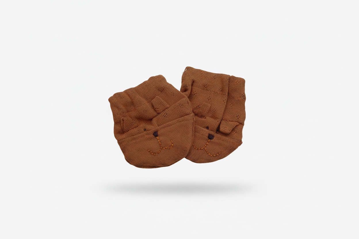 Baby manoplas beertje bruin