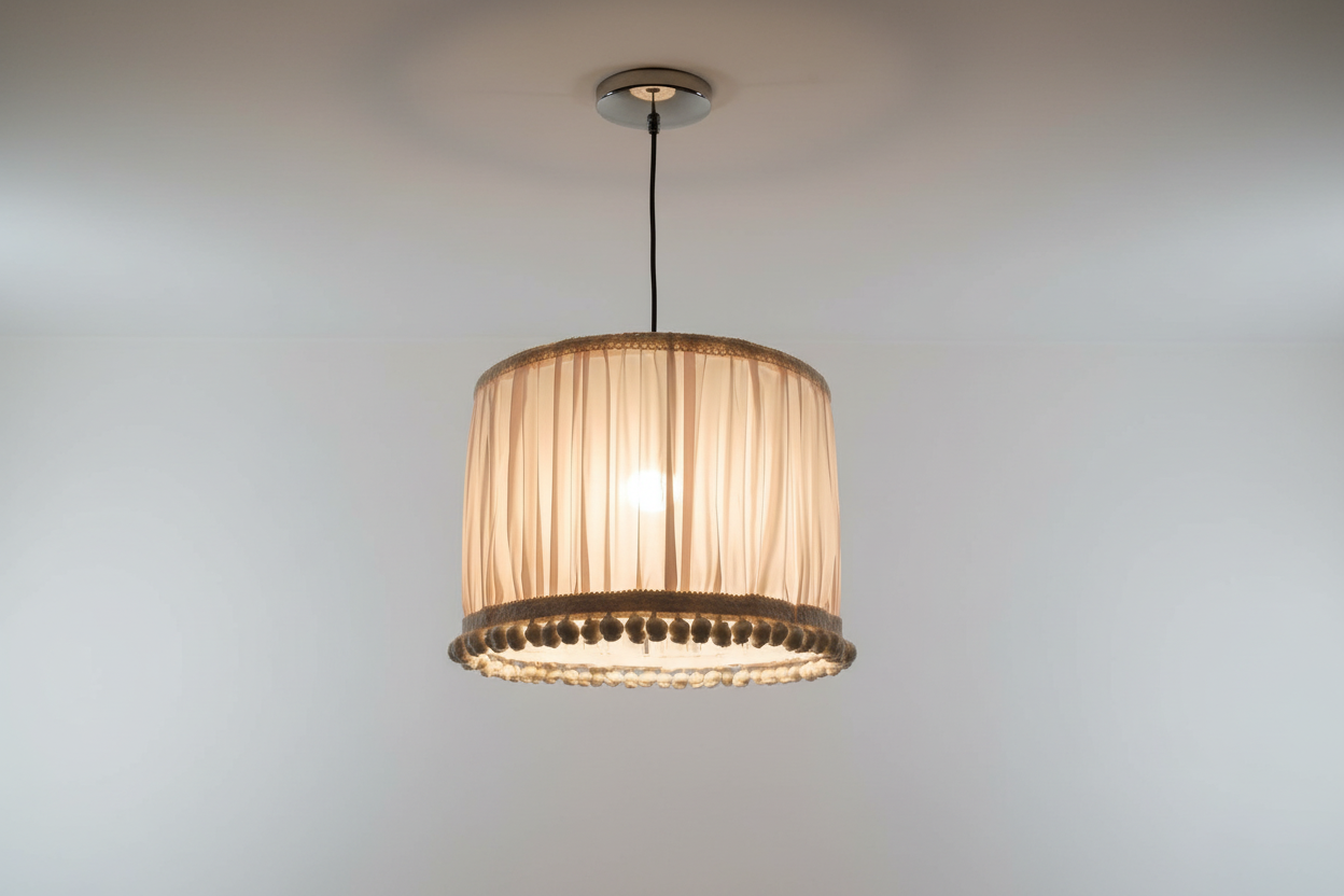 Babykamer hanglamp roze - verlicht verbeterd
