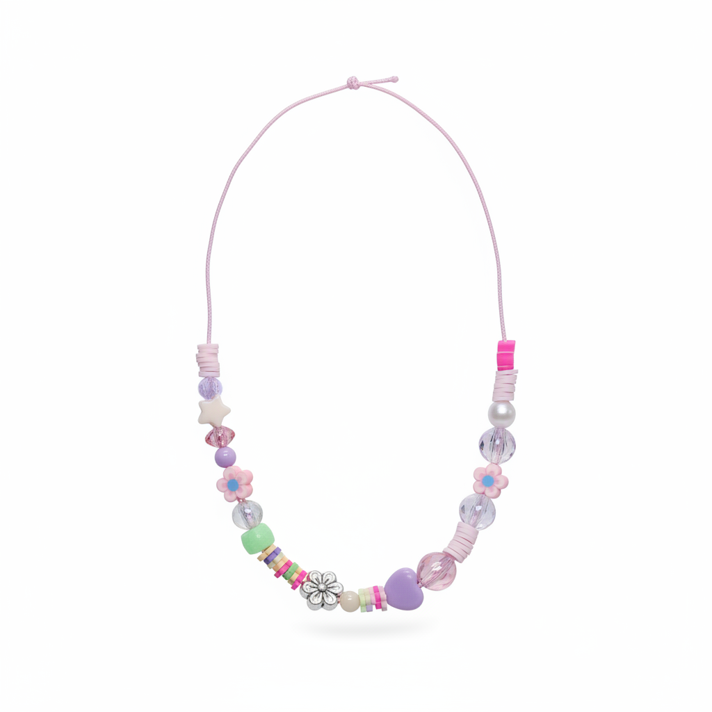 Ketting Lila & Roze