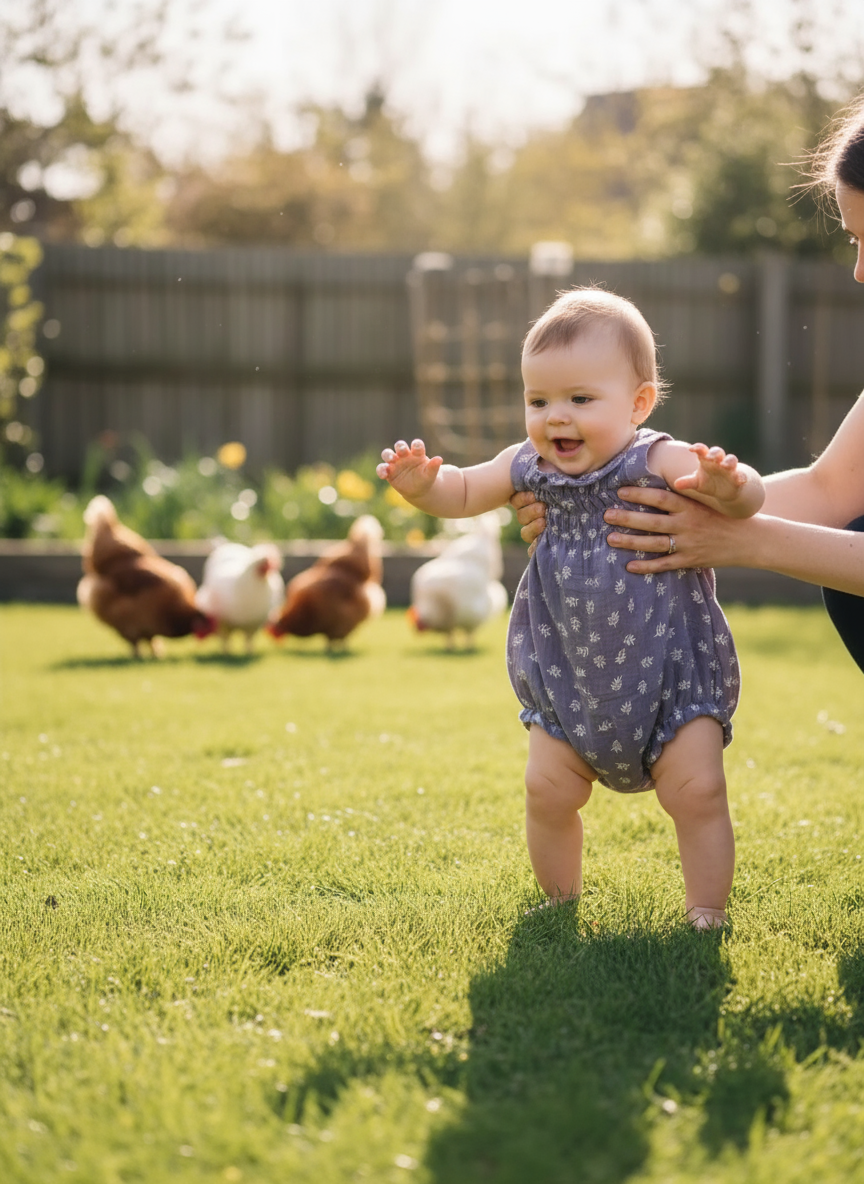 Paars babypakje