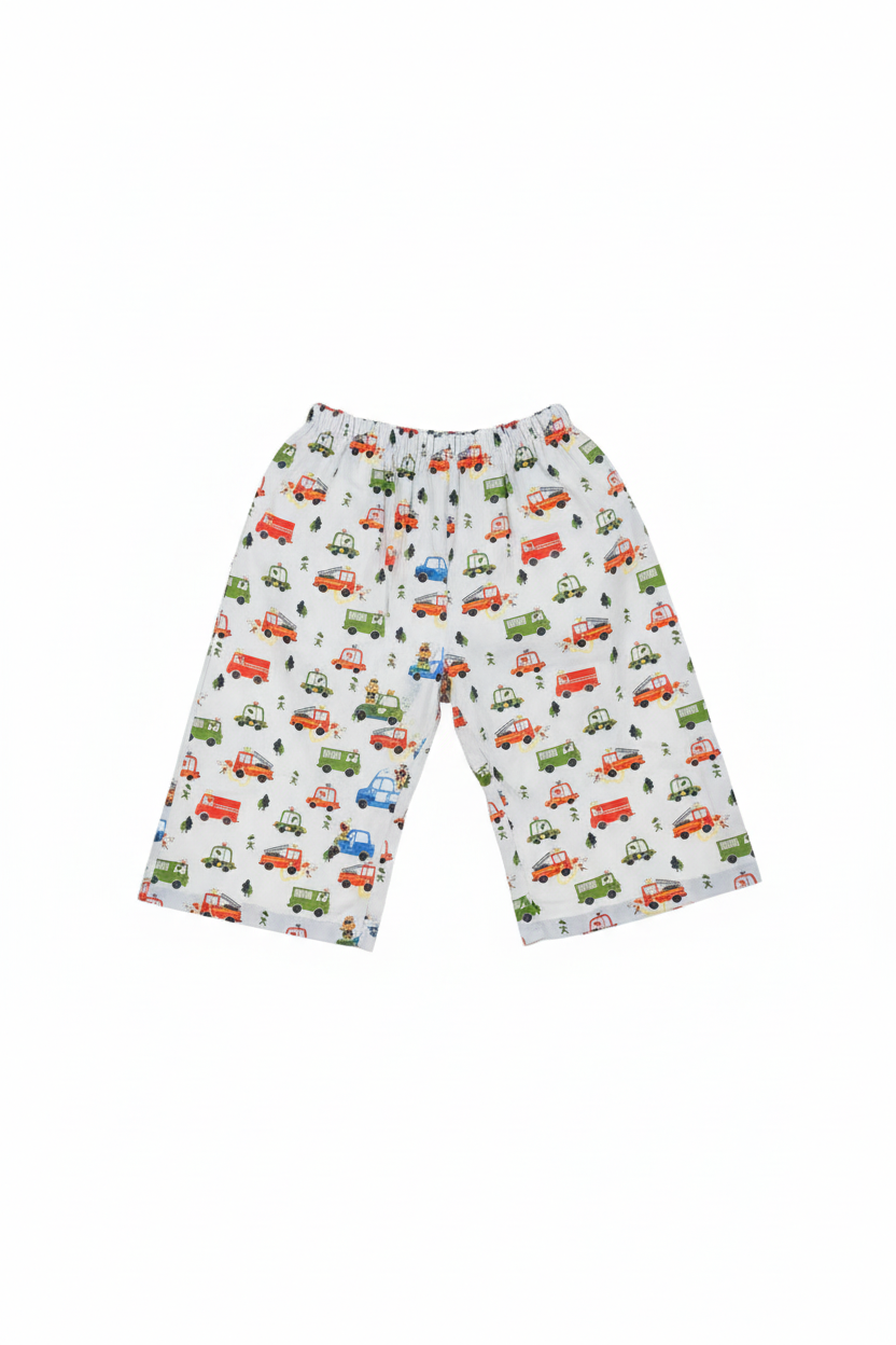 Short bomberos blanco