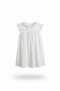 Vestido blanco sin gancho